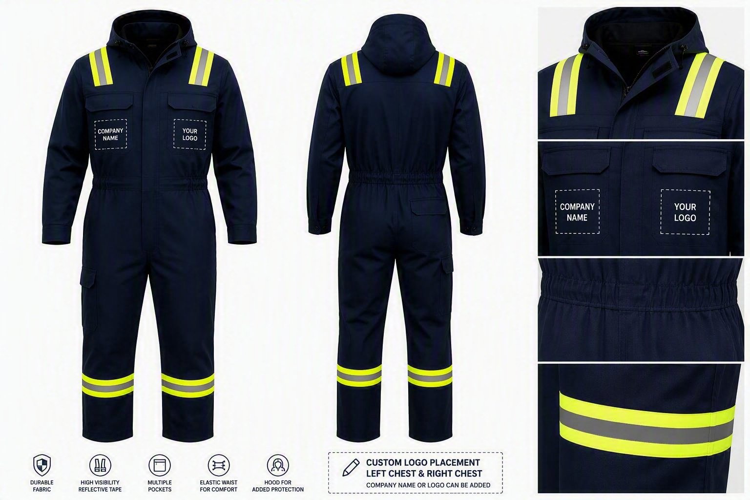 Industrial Coverall Manufacturer India — Bulk Boiler Suit Supply UAE Saudi Arabia